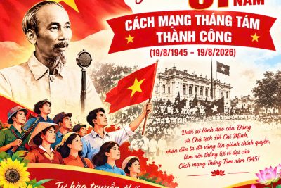BÀI TUYÊN TRUYỀN KỶ NIỆM 81 NĂM CÁCH MẠNG THÁNG TÁM THÀNH CÔNG(19/8/1945 – 19/8/2026) VÀ QUỐC KHÁNH 2/9 (02/9/1945 – 02/9/2026)