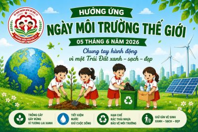 BÀI TUYÊN TRUYỀN CHUNG TAY BẢO VỆ MÔI TRƯỜNG VÌ TƯƠNG LAI CỦA TRẺ THƠ
