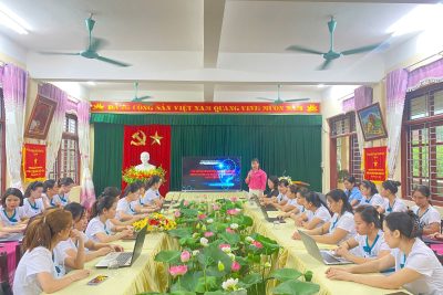 BỒI DƯỠNG CHUYÊN MÔN: ỨNG DỤNG TRÍ TUỆ NHÂN TẠO TRONG QUẢN LÝ VÀ TỔ CHỨC CÁC HOẠT ĐỘNG CHĂM SÓC, GIÁO DỤC TRẺ EM TRONG NHÀ TRƯỜNG