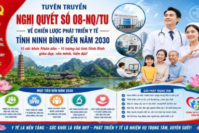 TRƯỜNG MẦM NON BẮC LÝ TÍCH CỰC TUYÊN TRUYỀN CHIẾN LƯỢC PHÁT TRIỂN Y TẾ TỈNH NINH BÌNH ĐẾN NĂM 2030, TẦM NHÌN ĐẾN NĂM 2045